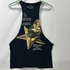 The Smashing Pumpkins Mellon Collie T-Shirt Black Band Tee Sleeveless Graphic S